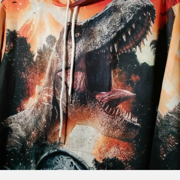 Cosplay Men's Size Small Multicolored 3D Graphic Hoodie Sweatshirt - Picture 5 of 8